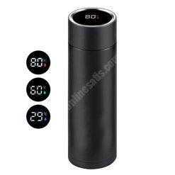 Logolu | Baskılı Tempo 500 ml Dereceli Termos Bardak 14 Logolu | Baskılı Tempo 500 ml Dereceli Termos Matara