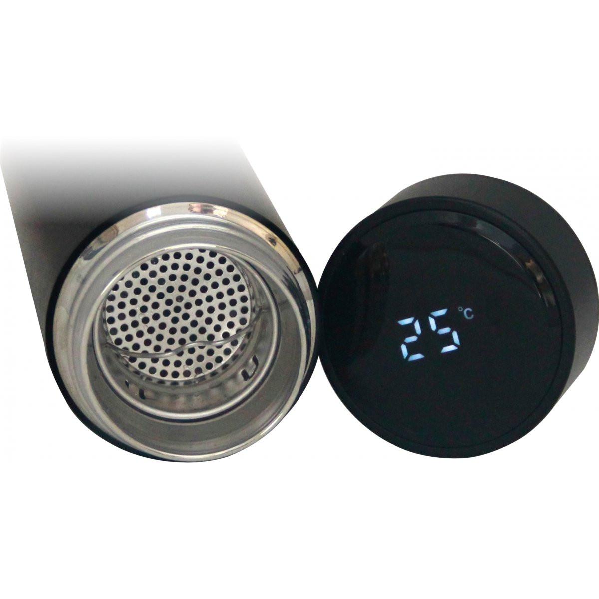 Logolu | Baskılı Tempo 500 ml Dereceli Termos Bardak 7 Logolu | Baskılı Tempo 500 ml Dereceli Termos Matara