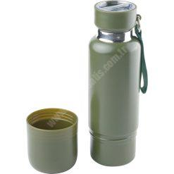 Logolu | Baskılı Timo 500 ml Bardaklı Metal Termos