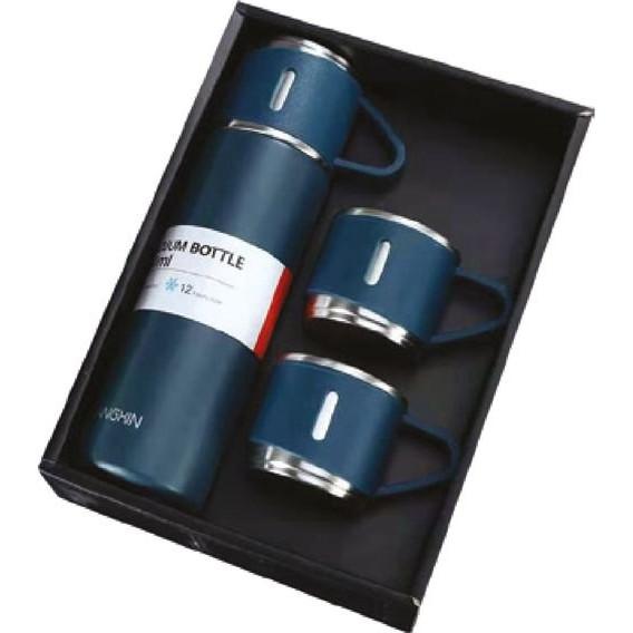 Logolu | Baskılı Tria Termos 3 Lü Set 14 Logolu | Baskılı Tria Termos 3 Lü Set