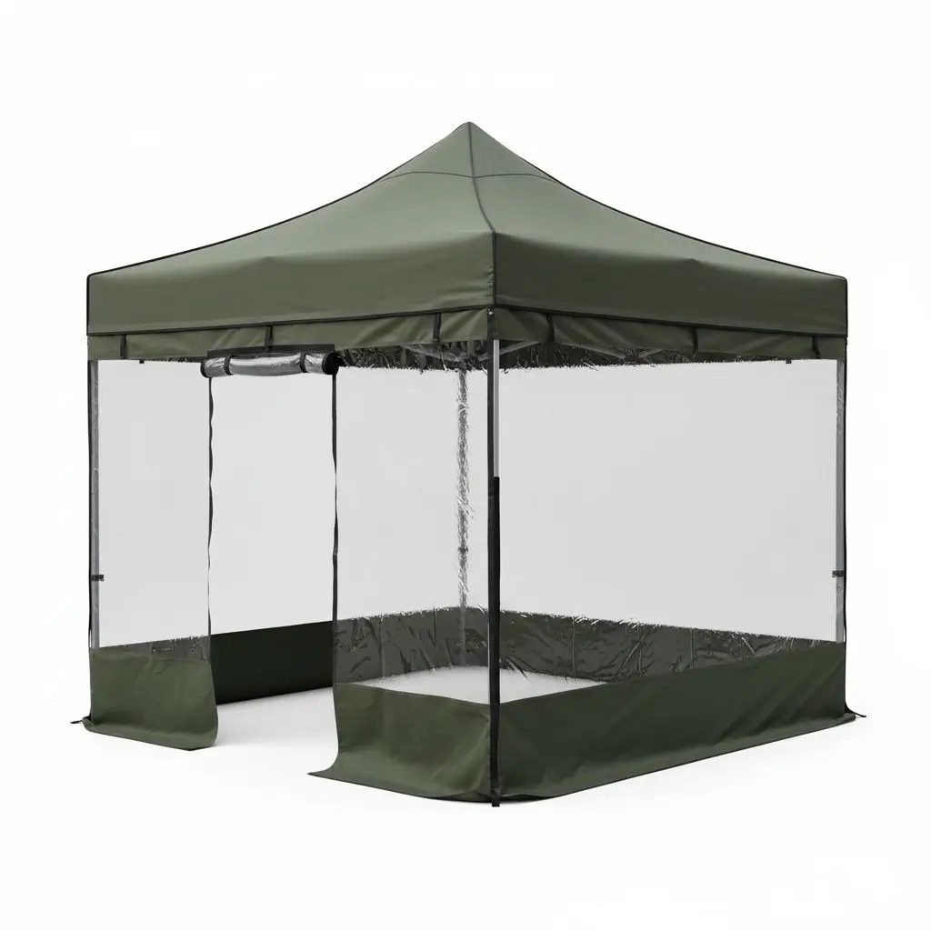 Portatif Katlanır Şeffaf Kış Bahçesi 3×3 m. 1 Portatif Katlanır Şeffaf Kış Bahçesi 3×3 m.