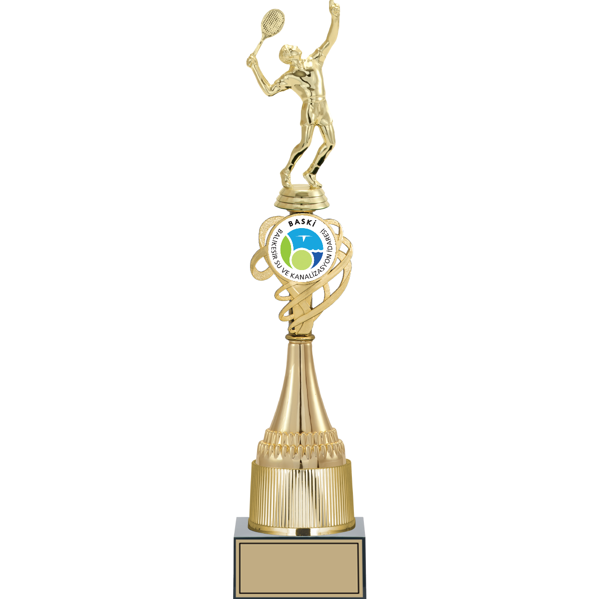 Tenis Erkek Figürlü Kupalar 44, 41, 38 cm | FG-036