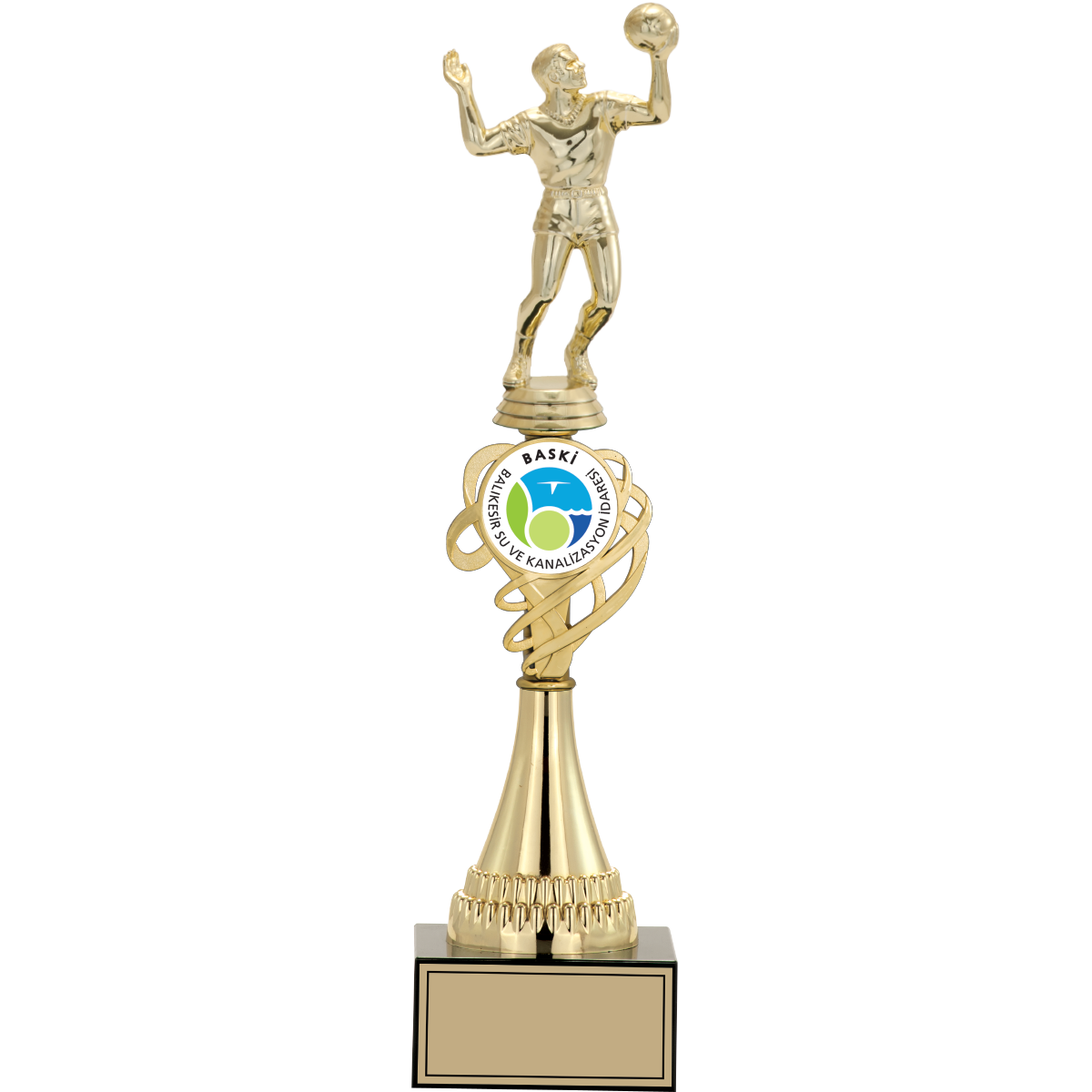 Voleybol Erkek Figürlü Kupalar 39, 37, 35 cm | FG-034