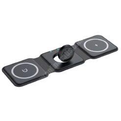 Logolu | Baskılı Grand Magsafe 3 İn 1 Kablosuz Şarj Cihazı