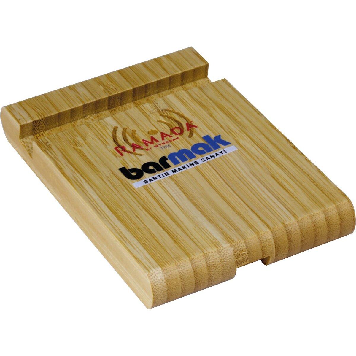 Logolu | Baskılı Roy Bambu Kablosuz Şarj Cihazı 3 Logolu | Baskılı Roy Bambu Kablosuz Şarj Cihazı