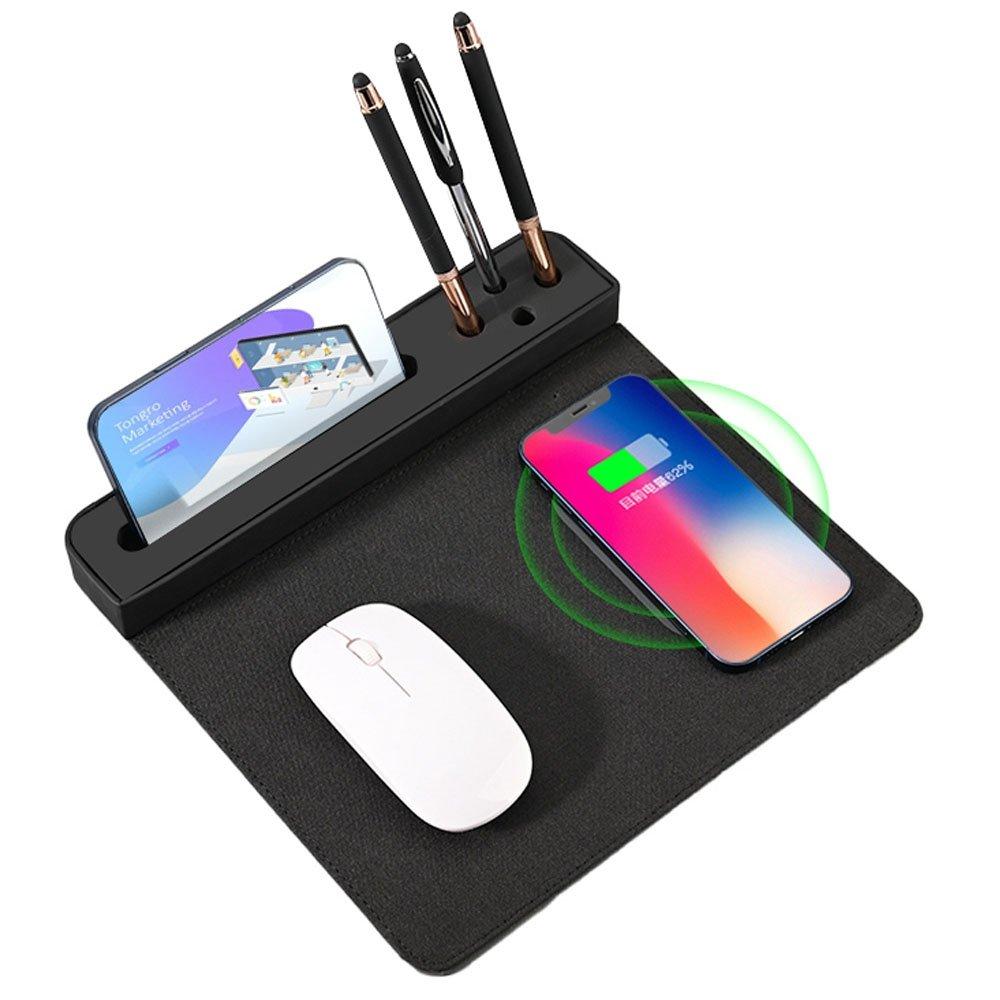 Logolu | Baskılı Solo Mouse Pad Wireless Şarj Cihazı 2 Logolu | Baskılı Solo Mouse Pad Wireless Şarj Cihazı