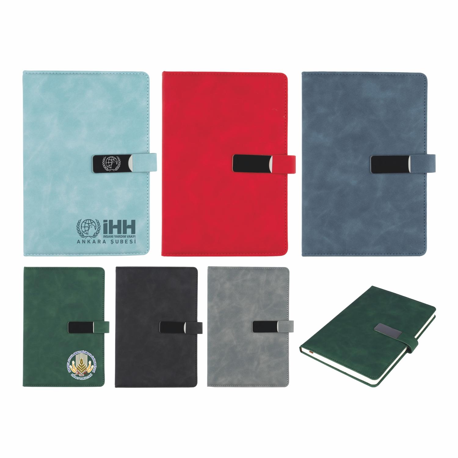 Tokalı Termo Deri Defter 13X21 Cm