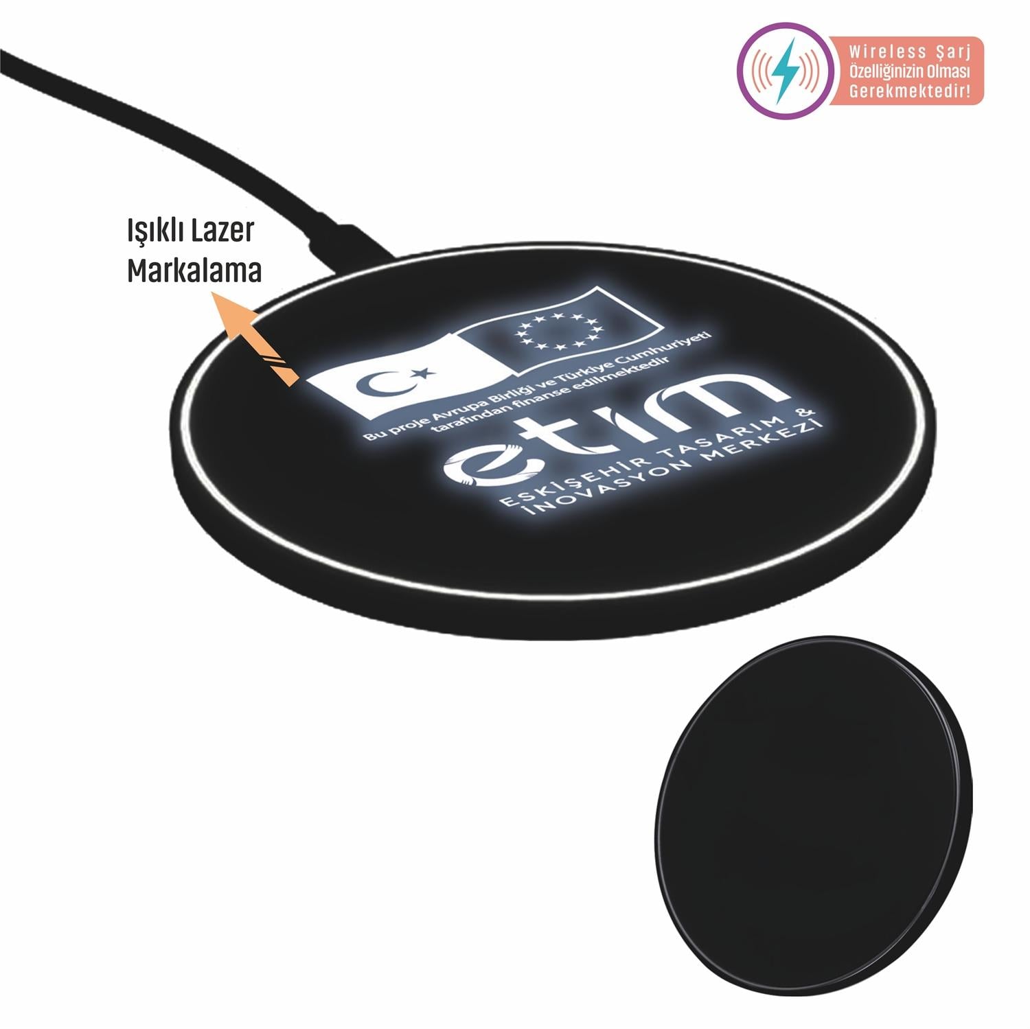 Wireless Masaüstü Şarj Cihazı 10W
