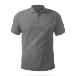 Açelya Gri XXL Polo Yaka Tişört - S