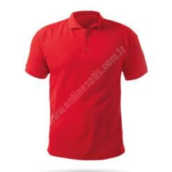 Açelya Kırmızı XL Polo Yaka Tişört - XXL