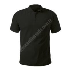 Açelya Siyah XXL Polo Yaka Tişört - S