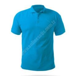 Açelya Turkuaz XXL Polo Yaka Tişört - M
