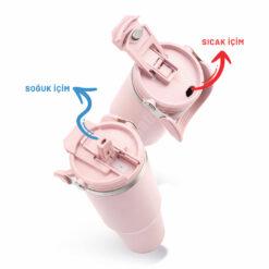 İnebolu Pembe 1200 ml Termos 18 İnebolu Pembe 1200 ml Termos