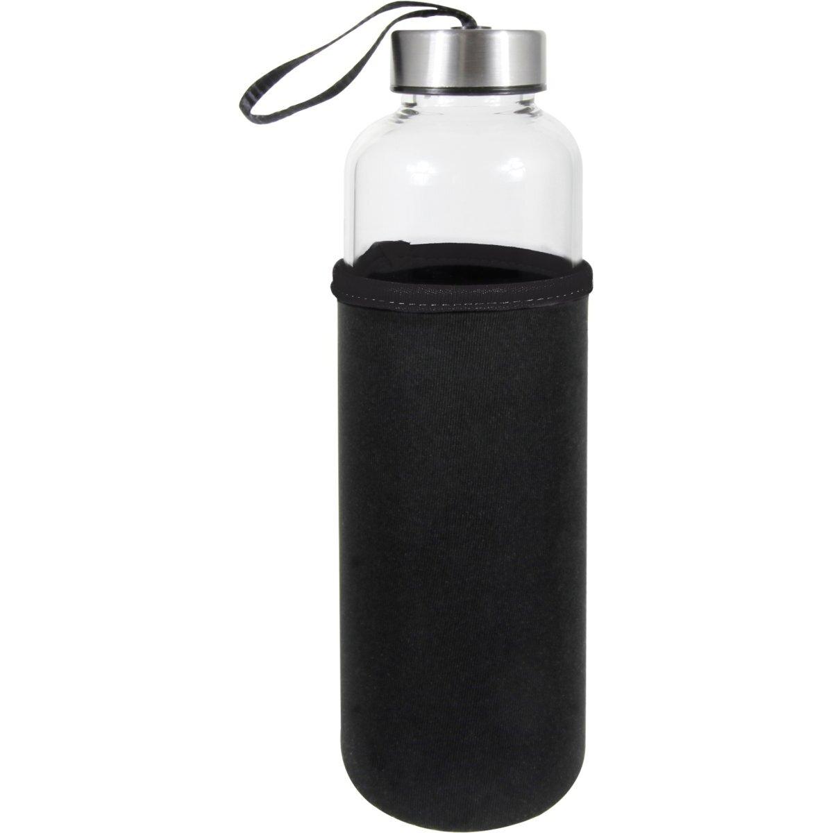 Logolu | Baskılı Simetri 500 ml Borosilikatlı Cam Matara 2 Logolu | Baskılı Simetri 500 ml Borosilikatlı Cam Matara