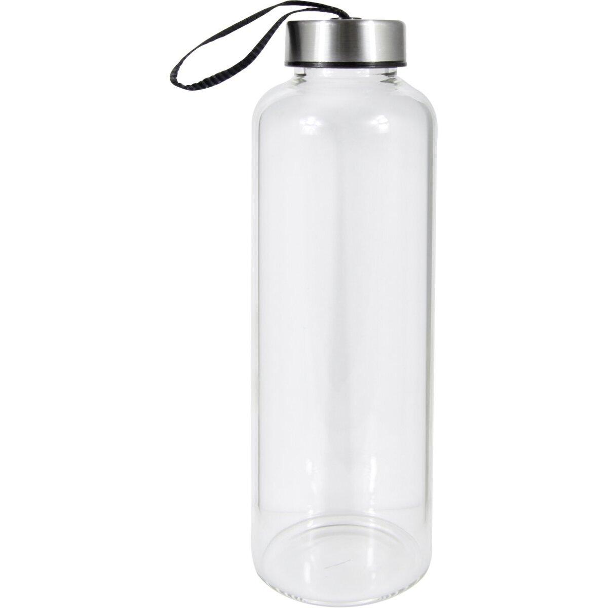 Logolu | Baskılı Simetri 500 ml Borosilikatlı Cam Matara